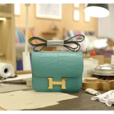 Hermes Constance 19 | Z6Vert Emeraude | Matte Alligator | Gold Hardware 2025 new 