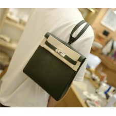 Hermes Kelly Ado 6Opine Green | Togo Leather | Silver Hardware 2025 new 