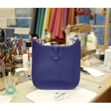 Hermes  Evelyne 29 | 7Ebright Blue | Tc Leather | Silver Hardware 2025 new 