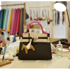 Hermes Kelly25 | Touch | 89Black | Madame  Leather | Silver Hardware 2025 new 