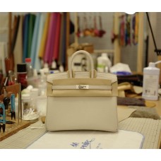 Hermes Birkin25 | 8Lglacier White | Touch  Matte Alligator  | Silver Hardware 2025 new 