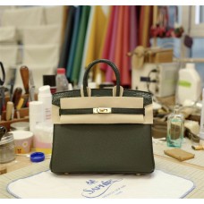 Hermes Birkin25 | 6Opine Green | Touch | Matte Alligator | Gold Hardware 2025 new 