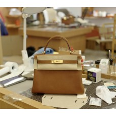 Hermes Kelly 28 | Gold | In The Loop Leather | Gold Hardware 2025 new 