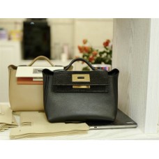 Hermes Mini 2424 | 89Black | Touch （Blacklizard） Gold Hardware 2025 new 