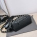 Balenciaga Cagole XS Small 26 Black Motorcycle Lambskin Silver Hardware 26x11x8cm