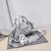 Balenciaga Cagole XS Small 26 Silver Motorcycle Lambskin Silver Hardware 26x11x8cm