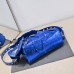 Balenciaga Cagole XS Small 26 Blue Motorcycle Lambskin Silver Hardware 26x11x8cm