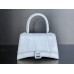 Balenciaga Hourglass Small 23 Calfskin White White Clasp 23x19x24cm