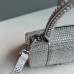 Balenciaga Hourglass XS Small 19 Diamond Silver Diamond Hardware 19x8x21cm