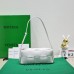 BOTTEGA VENETA BRICK CASSETTE Small 23.5 White All Leather Style: 9305 Size: 23.5x10x10cm Full Leather