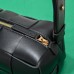 BV  BRICK CASSETTE Small 23.5 Black All Leather Style: 9305 Size: 23.5x10x10cm Full Leather