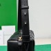 BV  BRICK CASSETTE Small 23.5 Black All Leather Style: 9305 Size: 23.5x10x10cm Full Leather