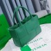 BOTTEGA VENETA SLIP Tote Large 36 Lambskin Dark Green 36x24x12cm​4​ Full Leather