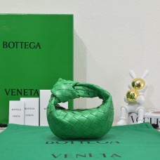BV  Jodie Super Mini 17 Green Style: 6699-0# Size: 17x16x6.5cm Full Leather