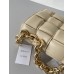 BOTTEGA VENETA Cassette Chain Padded Cassette Light Yellow Gold Buckle Medium 26 Size: 26x18x6cm Full Leather