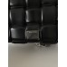 BV  Cassette Chain Padded Cassette Black Silver Buckle Medium 26 Size: 26x18x6cm Full Leather