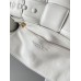 BV  Cassette Chain Padded Cassette White Gold Buckle Medium 26 Size: 26x18x6cm Full Leather