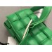 BOTTEGA VENETA Cassette 19 Medium Green 19x12x5cm Full Leather