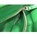 BOTTEGA VENETA Cassette 19 Medium Green 19x12x5cm Full Leather