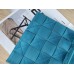 BOTTEGA VENETA Cassette 25 Medium New Blue 25x15x5cm Full Leather