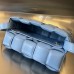 BV  Cassette 23 Medium Blue 23x15x5cm Full Leather