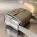 BV  Cassette Mini 12 Gray 12x8x4cm Full Leather