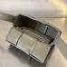 BV  Cassette Mini 12 Gray 12x8x4cm Full Leather