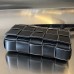 BOTTEGA VENETA Cassette 23 Medium Black Contrast Stitching 23x15x5cm Full Leather