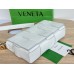 BV  Cassette 23 Medium White with Metal 23x15x5cm Full Leather