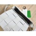 BV  Cassette 23 Medium White with Metal 23x15x5cm Full Leather