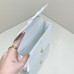 Celine Triomphe Canvas Chain Underarm Bag Embossed White Gold Hardware Model: 197943 Size: 20.5x10.5x4cm