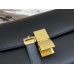 Celine Teen Box Polished Calfskin Black Gold Hardware 18x15x6cm