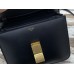 Celine Teen Box Polished Calfskin Black Gold Hardware 18x15x6cm