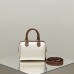 Celine Voyage Triomphe White Brown Model: 197583 Size: 19.5x14x7cm