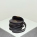 Celine Teen Besace Black Full Leather Triomphe Canvas Model: 110962 Size: 18.5x16x6cm