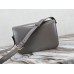 Celine Triomphe Canvas Teen Box Medium 22.5 Grey Full Leather Size: 22.5x16.5x5cm