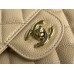 Chanel Classic Flap bag Medium 25 Beige with gold hardware, Caviar leather, Hass Factory leather, edge stitching.