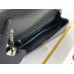 Chanel Classic Flap bag Mini 20 Black with gold hardware, Caviar leather, seamless.