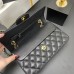 Chanel Classic Flap bag Small 23 Black with gold hardware, Caviar leather, seamless, red interior.