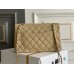 Chanel Classic Flap bag Small 23 Beige with champagne gold hardware, Caviar leather, Hass Factory leather, seamless.