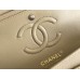 Chanel Classic Flap bag Small 23 Beige with champagne gold hardware, Caviar leather, Hass Factory leather, seamless.