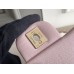 Chanel Classic Flap bag Small 23 Light Pink with champagne gold hardware, Caviar leather, Hass Factory leather, seamless.