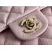 Chanel Classic Flap bag Small 25 Light Pink with champagne gold hardware, Caviar leather, Hass Factory leather, seamless.
