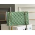 Chanel Classic Flap bag Small 23 Mint Green with champagne gold hardware, Caviar leather, Hass Factory leather, seamless.
