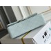 Chanel Classic Flap bag Small 23 Light Blue with champagne gold hardware, Caviar leather, Hass Factory leather, seamless.