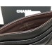 Chanel Classic Card Holder Black with Gold Hardware Lamb Leather Hass Factory leather Red Interior 11x7x1cm