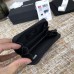 Chanel Leboy Key Pouch Black with Silver Hardware Lamb Leather Hass Factory leather Small Card Holder Coin Purse 11cm