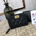 Chanel Leboy Key Pouch Black with Gold Hardware Lamb Leather Hass Factory leather Small Card Holder Coin Purse 11cm