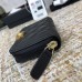 Chanel Leboy Key Pouch Black with Gold Hardware Lamb Leather Hass Factory leather Small Card Holder Coin Purse 11cm