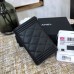 Chanel Leboy Key Pouch Black with Silver Hardware Caviar Leather Hass Factory leather Small Card Holder Coin Purse 11cm